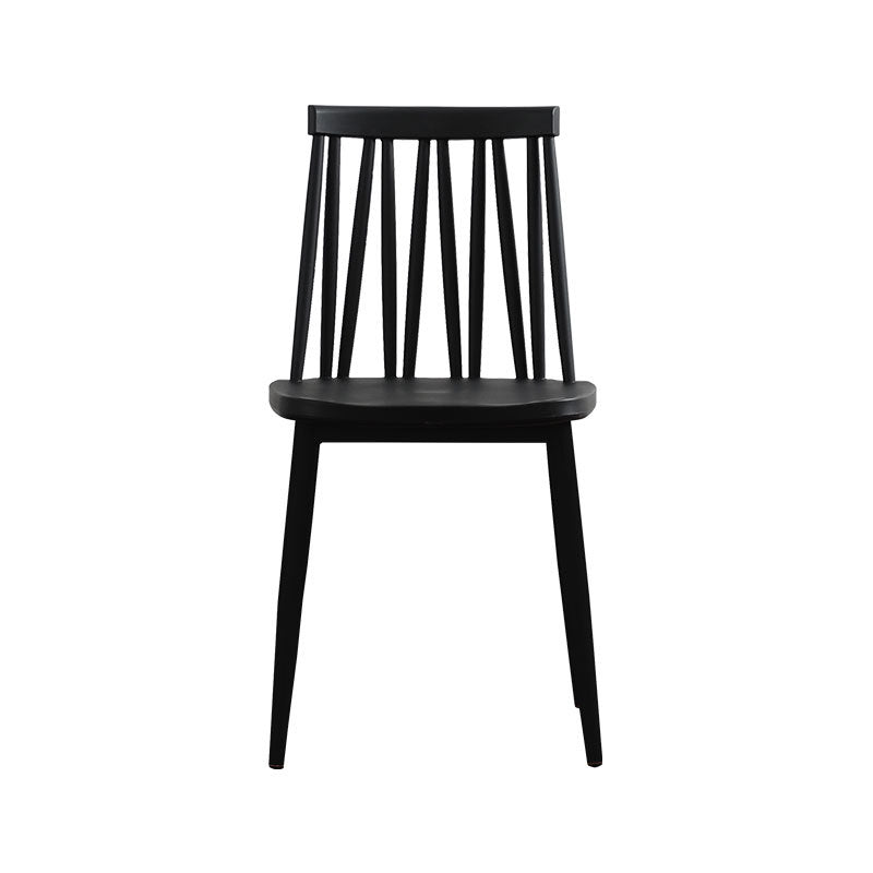 Nordic Minimalist Plastic Backrest Chair