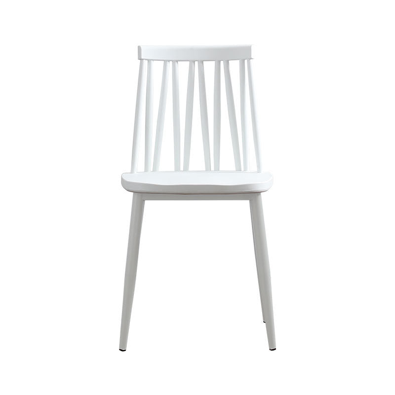 Nordic Minimalist Plastic Backrest Chair