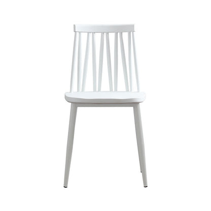 Nordic Minimalist Plastic Backrest Chair