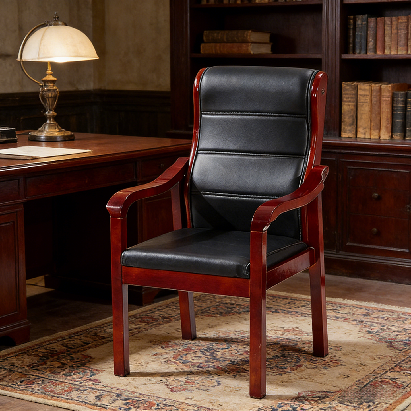 Solid Wood Office Conference Chair