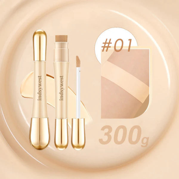 🔥Buy 1 Get 1 Free(2pcs)🔥2 in 1 - Foundation + Anti-Wrinkle Concealer