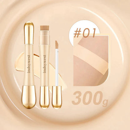 🔥Buy 1 Get 1 Free(2pcs)🔥2 in 1 - Foundation + Anti-Wrinkle Concealer