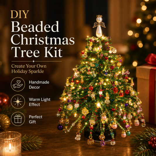 🎄 Turn Colorful Beads Into Your Own Christmas Tree
