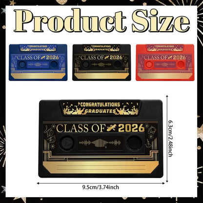 🔥Hot Sale 49% off🌟📼 Class of 2026 Custom Voice Guestbook Anniversary Gift