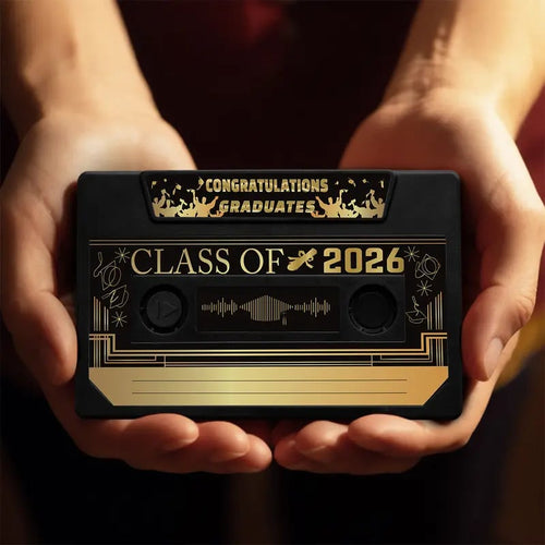 🔥Hot Sale 49% off🌟📼 Class of 2026 Custom Voice Guestbook Anniversary Gift