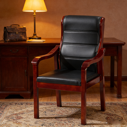 Solid Wood Office Conference Chair