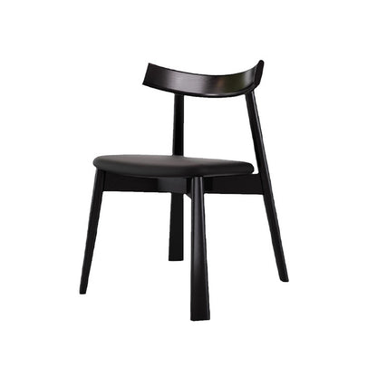 Horn-shaped Solid Wood Dining Chair
