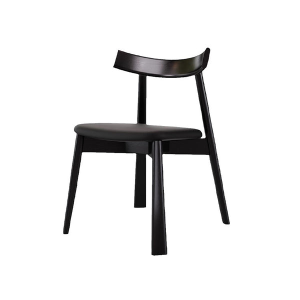 Horn-shaped Solid Wood Dining Chair