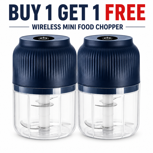 🔥Limited Time Buy One Get One Free!🔋 Wireless Mini Food Chopper with USB Charging✨